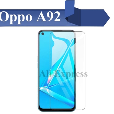 Picture of 2Pcs Glass For Oppo A92 Screen Protector Full Water Color Transparent Tempered Glass