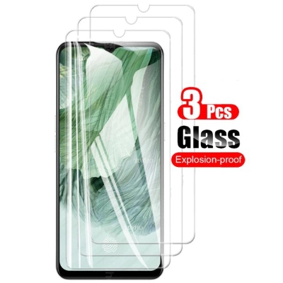 Picture of 2Pcs Glass For Oppo F17 Screen Protector Full Water Color Transparent Tempered Glass
