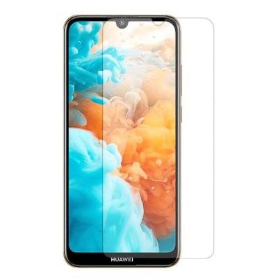 Picture of 2Pcs Glass For Huawei Y6 2019 Screen Protector Full Water Color Transparent Tempered Glass