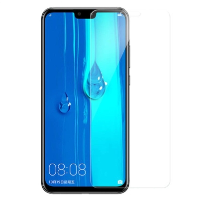 Picture of 2Pcs Glass For Huawei Y9 2019 Screen Protector Full Water Color Transparent Tempered Glass