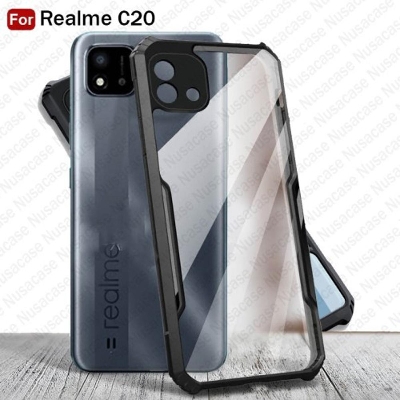 Picture of Xundd Ipaky For Oppo Realme C20 Case Shock proof Cover, Fitted Cases, Transparent Shell,