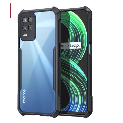 Picture of Xundd Ipaky For Oppo Realme 8 Case Shock proof Cover, Fitted Cases, Transparent Shell,
