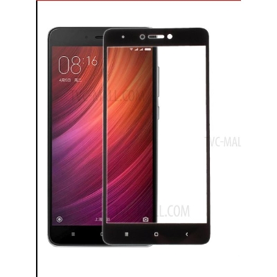 Picture of D Full Glass for Xiaomi Redmi Note 4X Screen Protector 9H full black