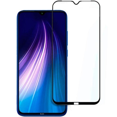 Picture of D Full Glass for Xiaomi Redmi Note 8 Screen Protector 9H full black
