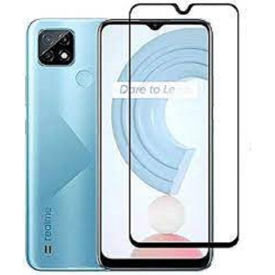 Picture of D Full Glass for Oppo Realme C11 Screen Protector 9H full black