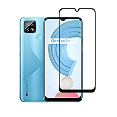 Picture of D Full Glass for Oppo Realme C21 Screen Protector 9H full black