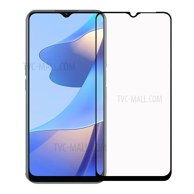 Picture of D Full Glass for Oppo A16 Screen Protector 9H full black