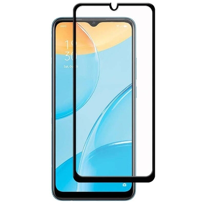 Picture of D Full Glass for Oppo A15 Screen Protector 9H full black