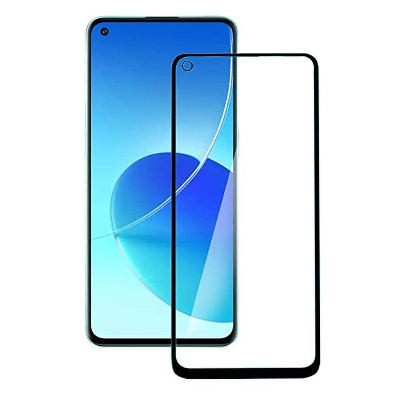 Picture of D Full Glass for Oppo Reno 6 Screen Protector 9H full black