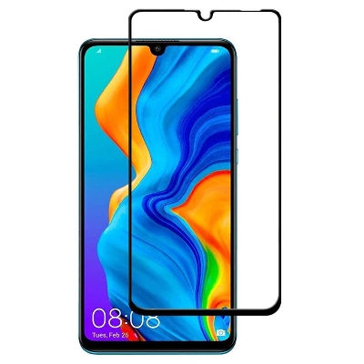 Picture of D Full Glass for Huawei P30 Lite Screen Protector 9H full black