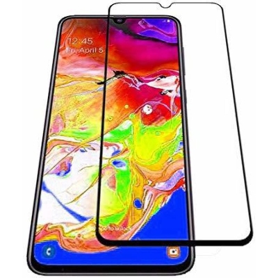 Picture of D Full Glass for Samsung Galaxy A70 Screen Protector 9H full black
