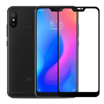 Picture of 2pcs D Full Glass for Xiaomi Mi A2 Lite Screen Protector 9H full black