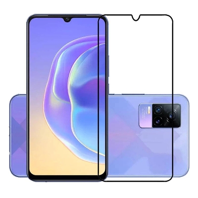 Picture of 2pcs D Full Glass for Vivo V21 Screen Protector 9H full black