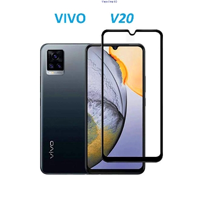 Picture of 2pcs D Full Glass for Vivo V20 Screen Protector 9H full black
