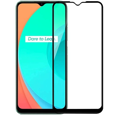 Picture of 2pcs D Full Glass for Oppo Realme C12 Screen Protector 9H full black