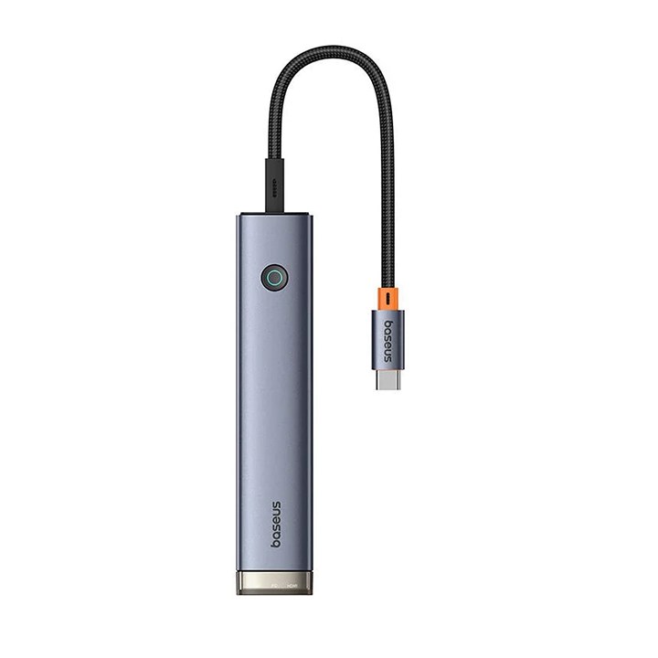 USB Hub Baseus 6-Port HUB AIR UltraJoy Series Type-C - HDMI, USB3.0x2, USB2.0, C3.0, PD (grey) AR Trading Official Storeonline shop bangladeshothoba.com