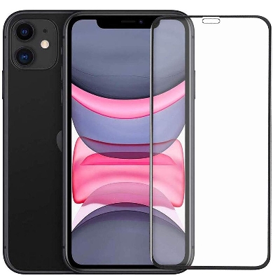 Picture of 2pcs D Full Glass for iPhone 11 Pro Max Screen Protector 9H full black