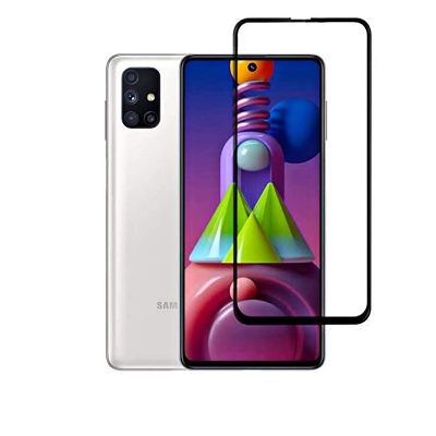 Picture of 2pcs D Full Glass for Samsung Galaxy A51 Screen Protector 9H full black