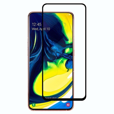 Picture of 2pcs D Full Glass for Samsung Galaxy A80 Screen Protector 9H full black