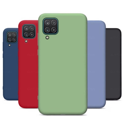 Picture of Silicon Case For Samsung Galaxy A12 4G - Phone Back Cover