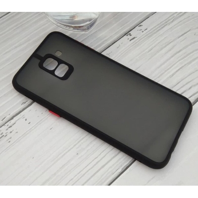 Picture of For Samsung Galaxy J8 Matt Case Blue Black Colour Available