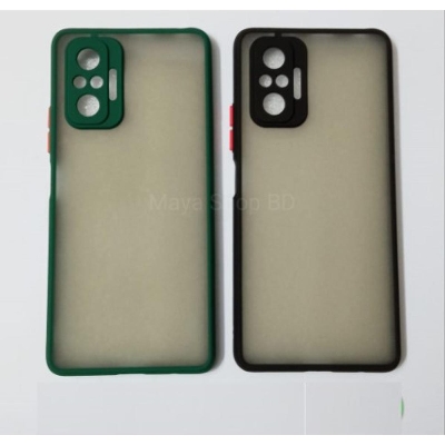 Picture of For Xiaomi Redmi Note 10 Pro Matt Case Blue Black Colour Available