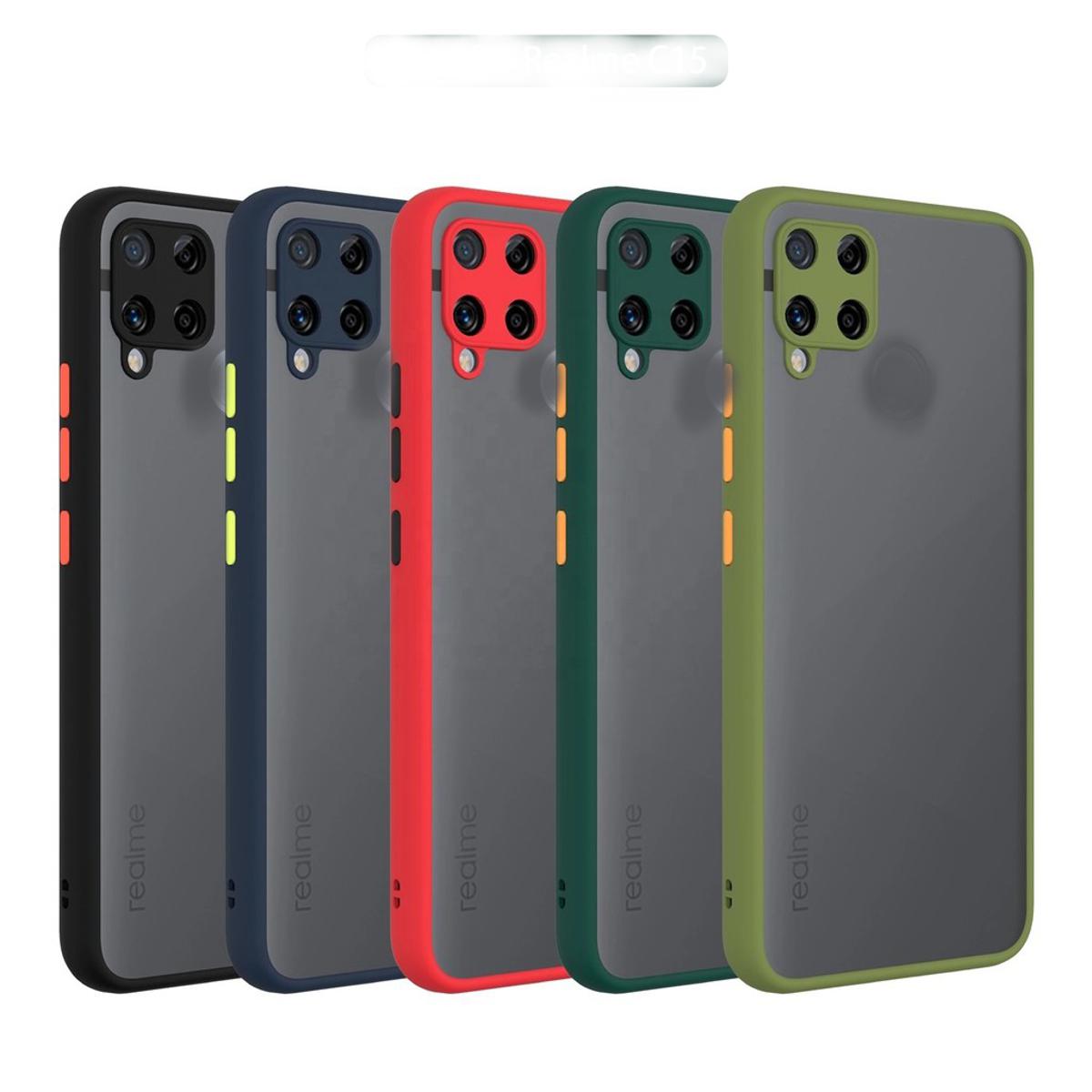 Picture of For Samsung Galaxy A22 Matt Case Blue Black Colour Available