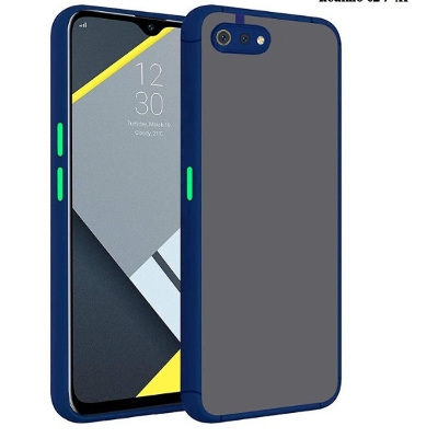 Picture of For Oppo A1k Matt Case Blue Black Colour Available