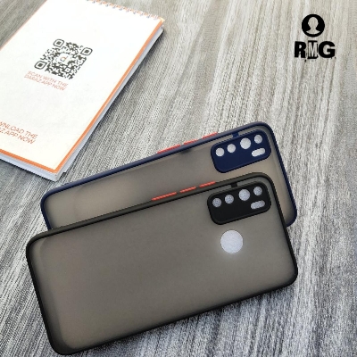 Picture of For Tecno Spark 5 Matt Case Blue Black Colour Available