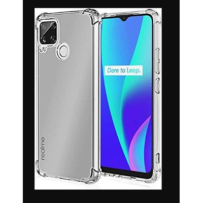 Picture of For Oppo Realme Narzo 20 ultra Slim Transparent anti shock side bumper corner 4D Crystal clear camera cutting cover