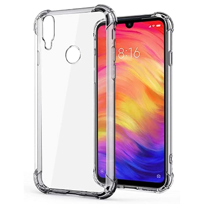 Picture of For Xiaomi Redmi Y3 ultra Slim Transparent anti shock side bumper corner 4D Crystal clear camera cutting cover