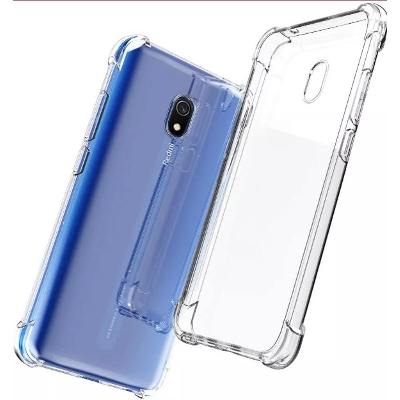Picture of Xiaomi Redmi 8A Ultra Slim Transparent Anti-Shock Case with 4D Crystal Clear Design