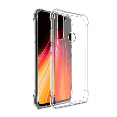 Picture of For Xiaomi Redmi Note 8 ultra Slim Transparent anti shock side bumper corner 4D Crystal clear camera cutting cover