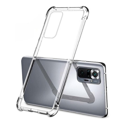 Picture of For Xiaomi Redmi Note 10 ultra Slim Transparent anti shock side bumper corner 4D Crystal clear camera cutting cover