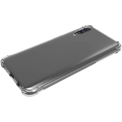 Picture of For Samsung Galaxy A50 ultra Slim Transparent anti shock side bumper corner 4D Crystal clear camera cutting cover