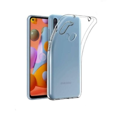 Picture of For Samsung Galaxy M11 ultra Slim Transparent anti shock side bumper corner 4D Crystal clear camera cutting cover