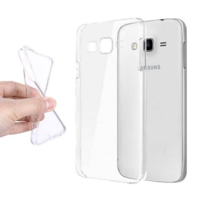 Picture of For Samsung Galaxy J7 Nxt ultra Slim Transparent anti shock side bumper corner 4D Crystal clear camera cutting cover