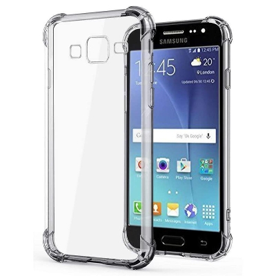 Picture of For Samsung Galaxy J7 ultra Slim Transparent anti shock side bumper corner 4D Crystal clear camera cutting cover
