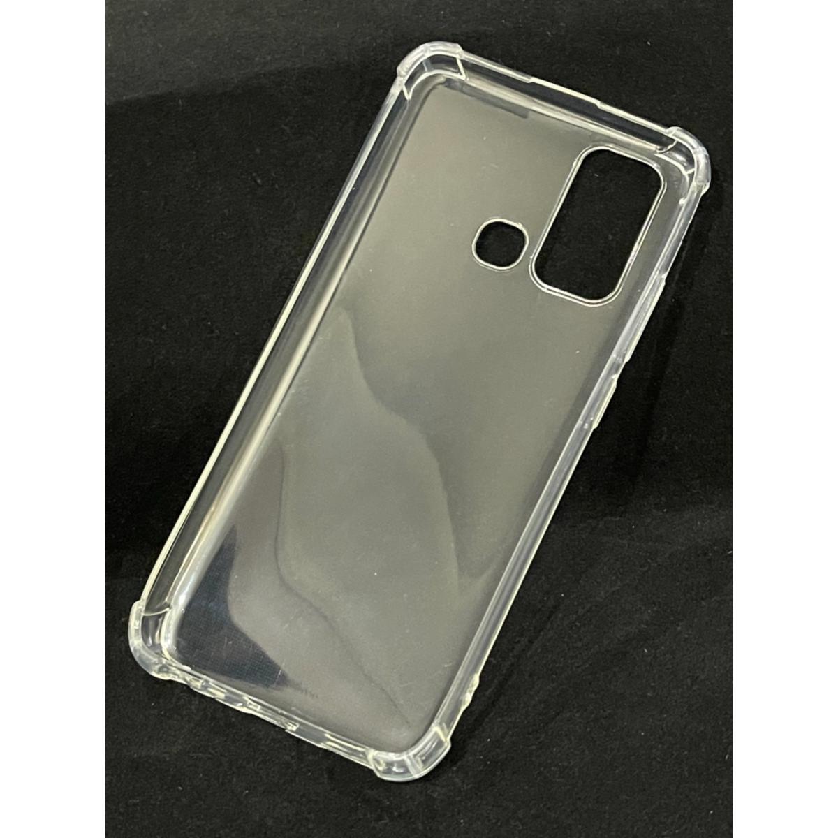 Picture of For Vivo Y30 ultra Slim Transparent anti shock side bumper corner 4D Crystal clear camera cutting cover