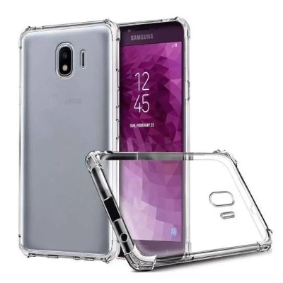 Picture of 5pcs cover For Samsung Galaxy J6 Prime ultra Slim Transparent anti shock side bumper corner 4D Crystal clear camera cutting cover