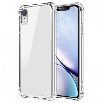 Picture of 5pcs cover For Vivo Y93s ultra Slim Transparent anti shock side bumper corner 4D Crystal clear camera cutting cover