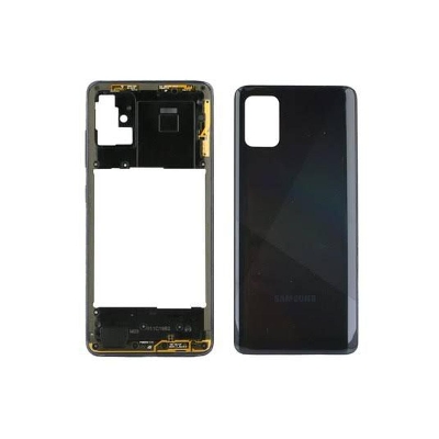 Picture of Housing Backshell for Samsung Galaxy A51 back replacement Battery cover with middle frame