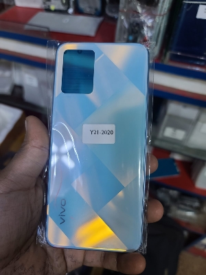 Picture of For Vivo Y21 Housing Frame with Battery Cover Replacement Back Battery Cover  Glass Case - Mobile phone - Phone