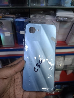 Picture of For Oppo Realme C30 Housing Frame with Battery Cover Replacement Back Battery Cover  Glass Case - Mobile Phone - Phone