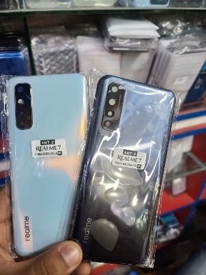 Picture of Backshell for Oppo Realme 7 Replacement Back Battery Cover For  Oppo Realme 7 battery backshell price in bd