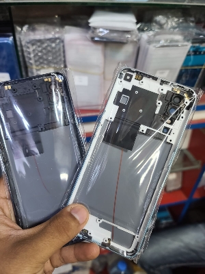Picture of For Oppo Realme 7 Housing Frame with Battery Cover Replacement Back Battery Cover  Glass Case - Mobile Phone - Phone