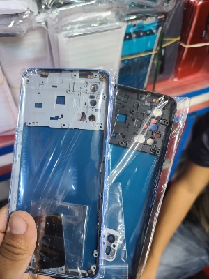 Picture of For Oppo A55 Housing Framee with Battery Cover Replacement Back Battery Cover  Glass Case - Mobile Phone - Phone