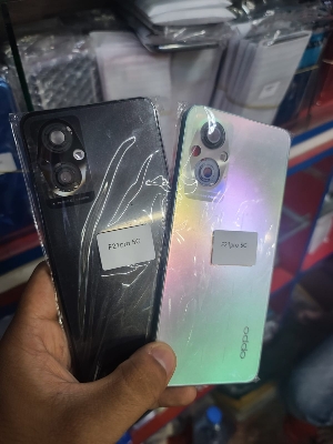 Picture of For Oppo F21 Pro 5G Housing Frame with Battery Cover Replacement Back Battery Cover  Glass Case - Mobile Phone - Phone