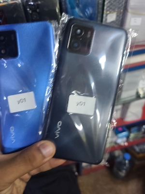 Picture of For Vivo Y01 Housing Frame with Battery Cover Replacement Back Battery Cover  Glass Case - Mobile Phone - Phone