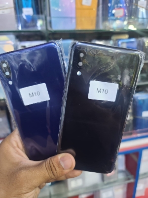 Picture of For Samsung Galaxy M10 Housing Frame with Battery Cover Replacement Back Battery Cover  Glass Case - Mobile Phone - Phone